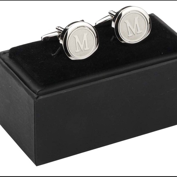Mens Stainless Steel Cufflinks A-Z - Top Quality - Picture 6 of 6